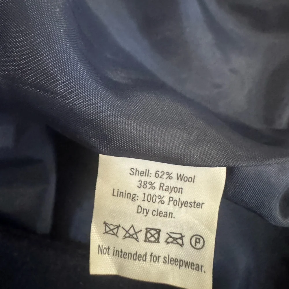 Janie and Jack Navy blue Girls Wool Blend Coat Size 4